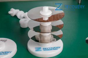 Platter Stand gives possibilities to rotate and inspect both platter surfaces